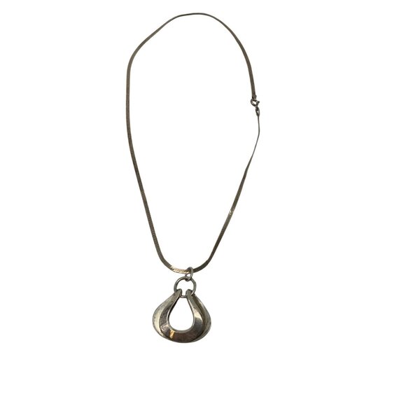 David Andersen Silver Classic Pendant Necklace | One Size Fits All - Picture 1 of 5
